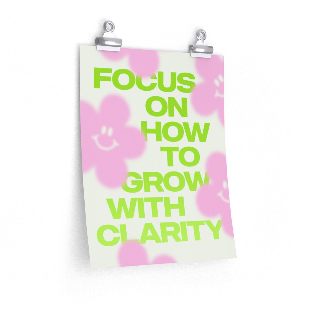 Focus on Growth Poster