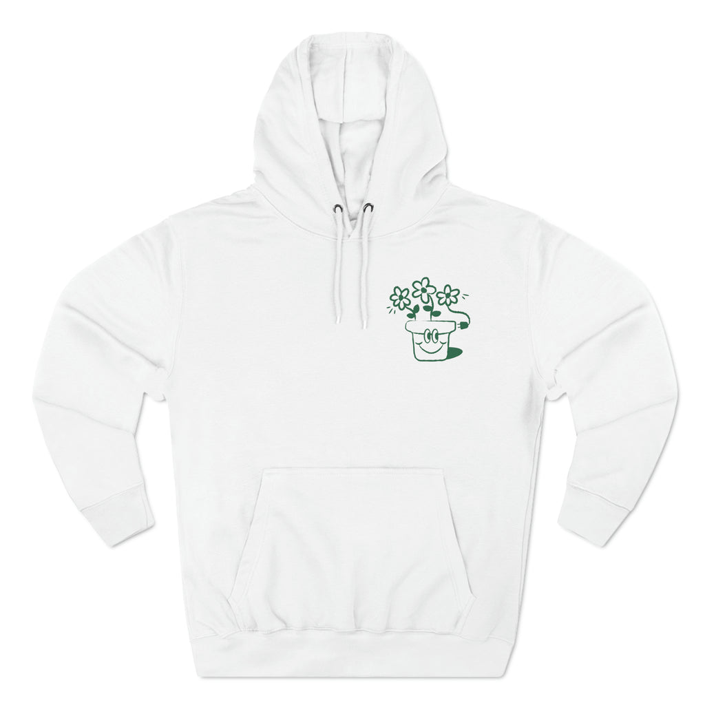 Recharge With Nature Hoodie White