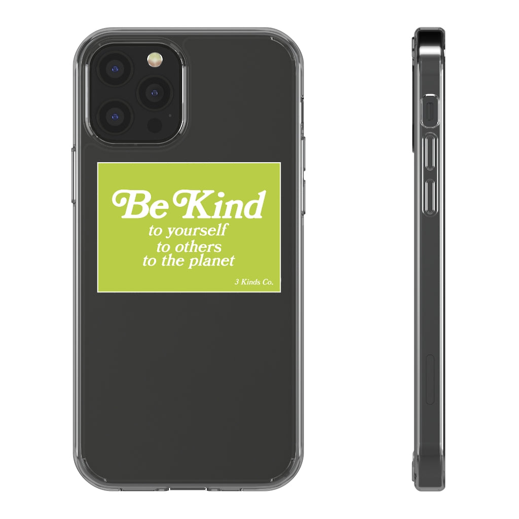 Be Kind Green Sticker Phone Case
