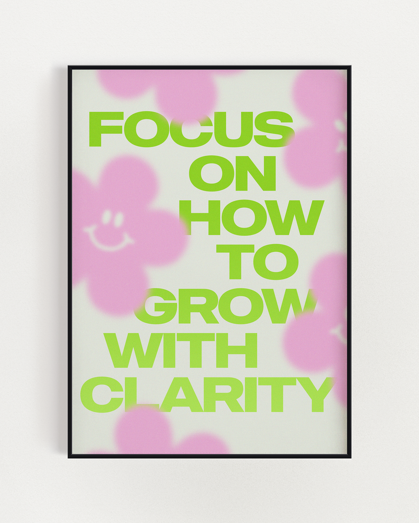 Focus on Growth Poster