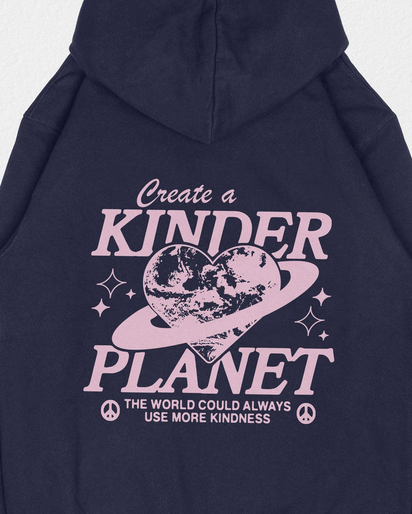 Kinder Planet Hoodie Navy | 3 Kinds