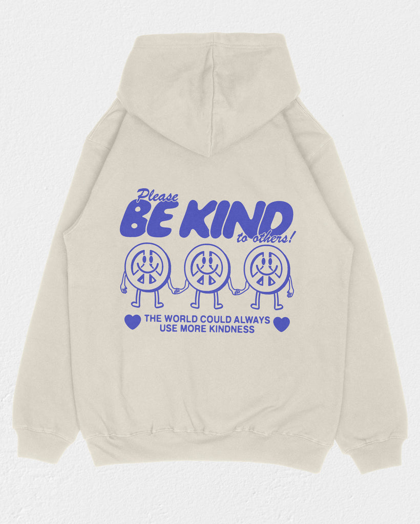 Kind To Others Cream Hoodie