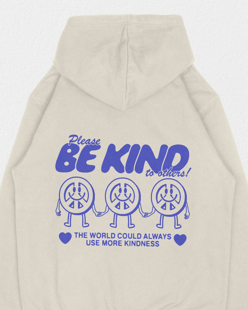 Kind To Others Cream Hoodie