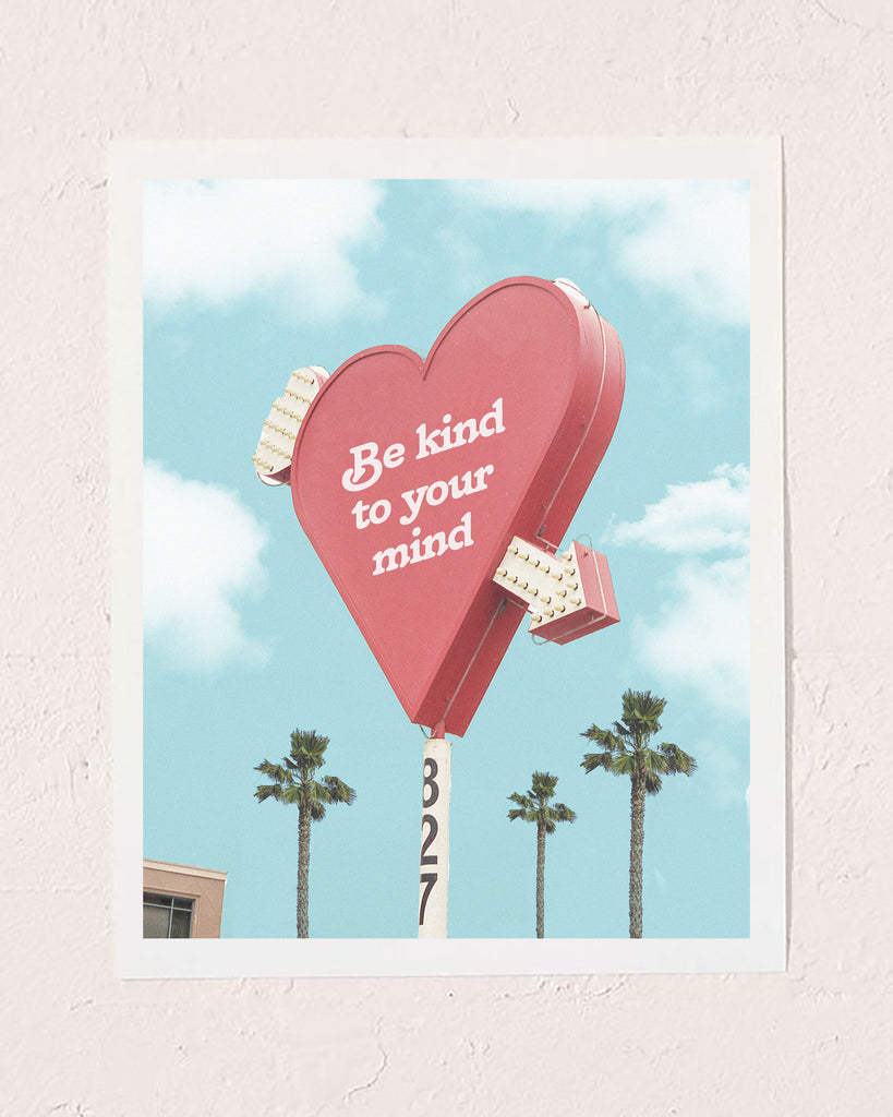 Kind Mind Heart Print