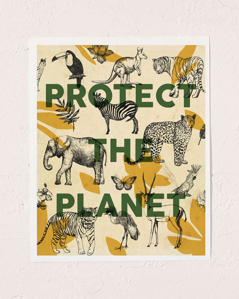 Protect the Planet Art Print